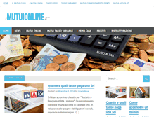 Tablet Screenshot of imutuionline.it